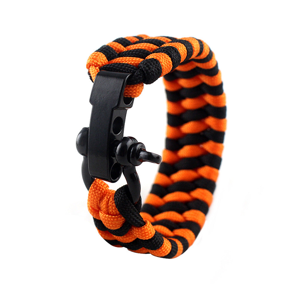 STRIKECORD™ - Pulseira de Sobrevivência Tática com Cordão Militar