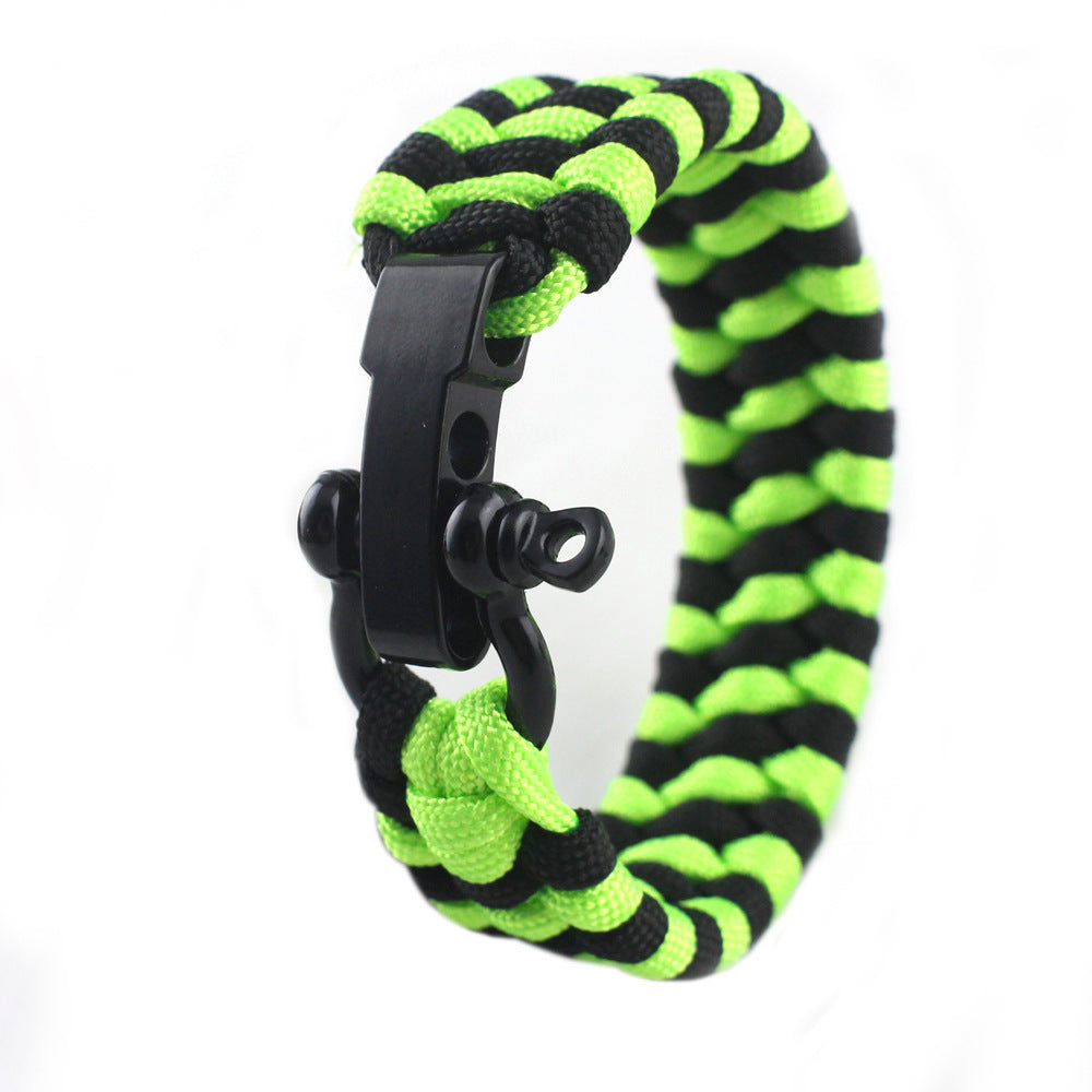 STRIKECORD™ - Pulseira de Sobrevivência Tática com Cordão Militar