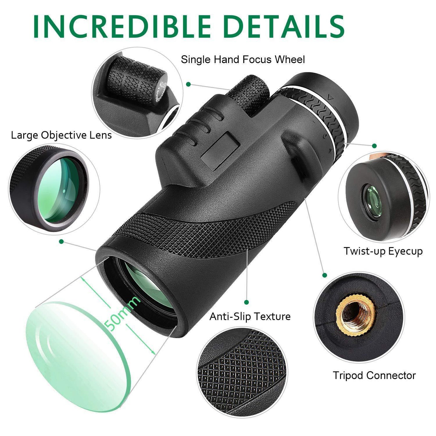 EagleSight PRO™ - Monóculo de Alta Precisão com Suporte para Celular