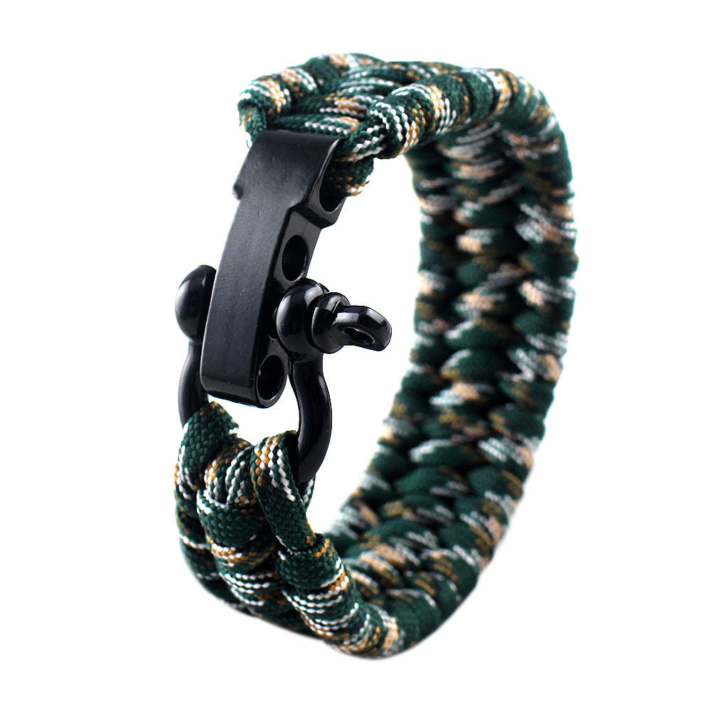 STRIKECORD™ - Pulseira de Sobrevivência Tática com Cordão Militar
