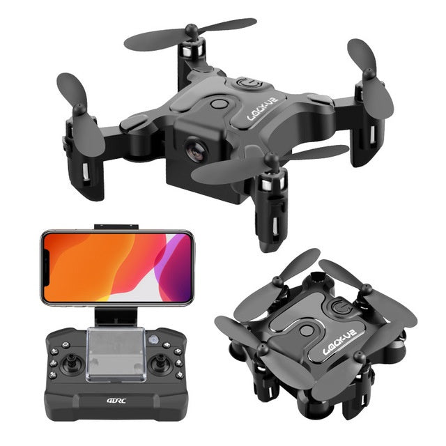 SkyScout™ – Mini Drone Dobrável com Câmera HD e Modo Retorno Inteligente
