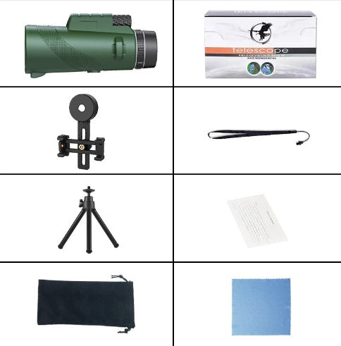 EagleSight PRO™ - Monóculo de Alta Precisão com Suporte para Celular