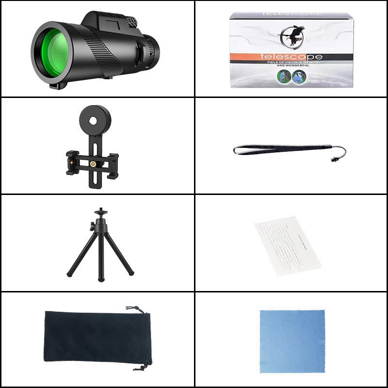 EagleSight PRO™ - Monóculo de Alta Precisão com Suporte para Celular