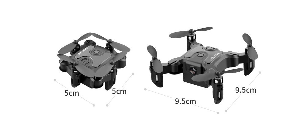 SkyScout™ – Mini Drone Dobrável com Câmera HD e Modo Retorno Inteligente