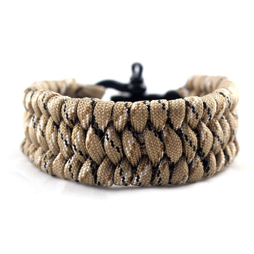 STRIKECORD™ - Pulseira de Sobrevivência Tática com Cordão Militar