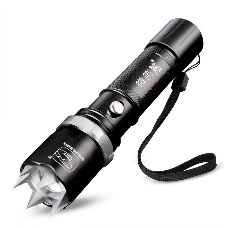 IronClaw™ - Lanterna de Autodefesa Tática LED