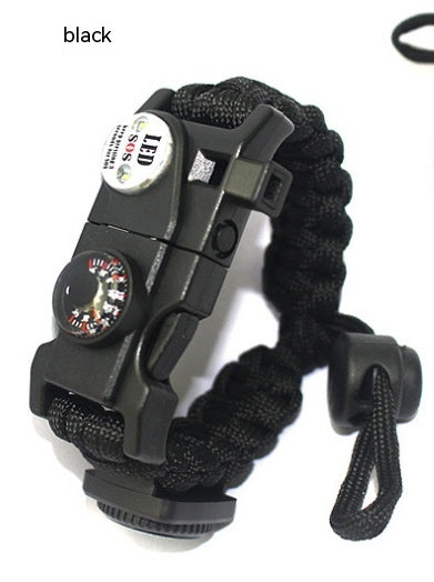 SurvivorBand PRO™ – Pulseira Tática 10-em-1 de Sobrevivência com Corda Paracord