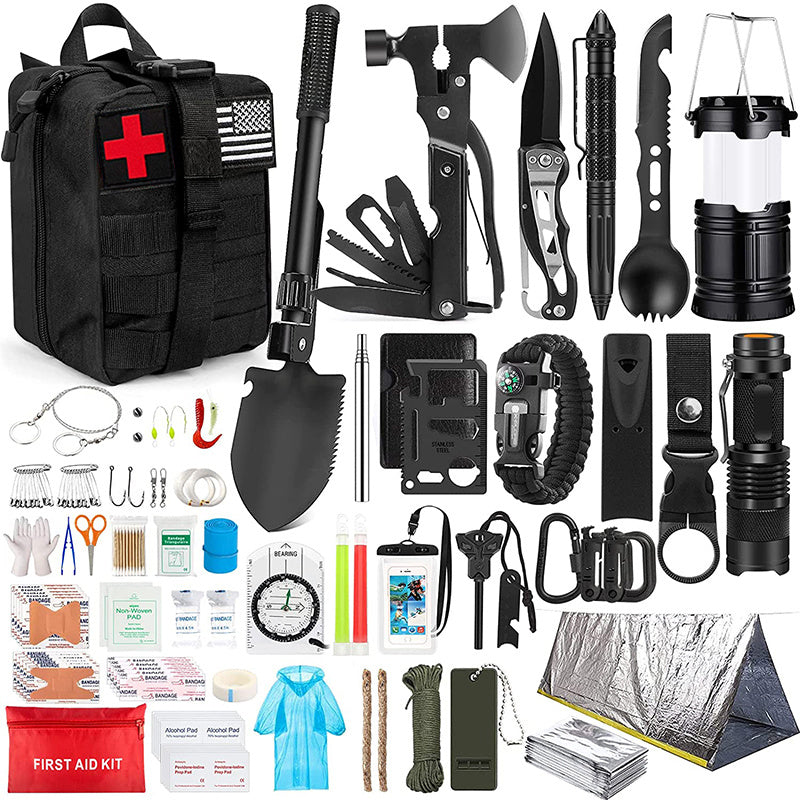 FORÇA ALPHA™ – Kit de Sobrevivência Extrema 130+ Peças