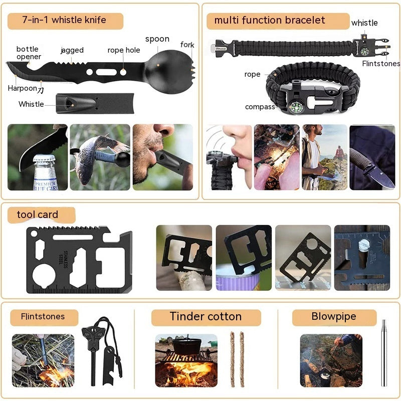 FORÇA ALPHA™ – Kit de Sobrevivência Extrema 130+ Peças