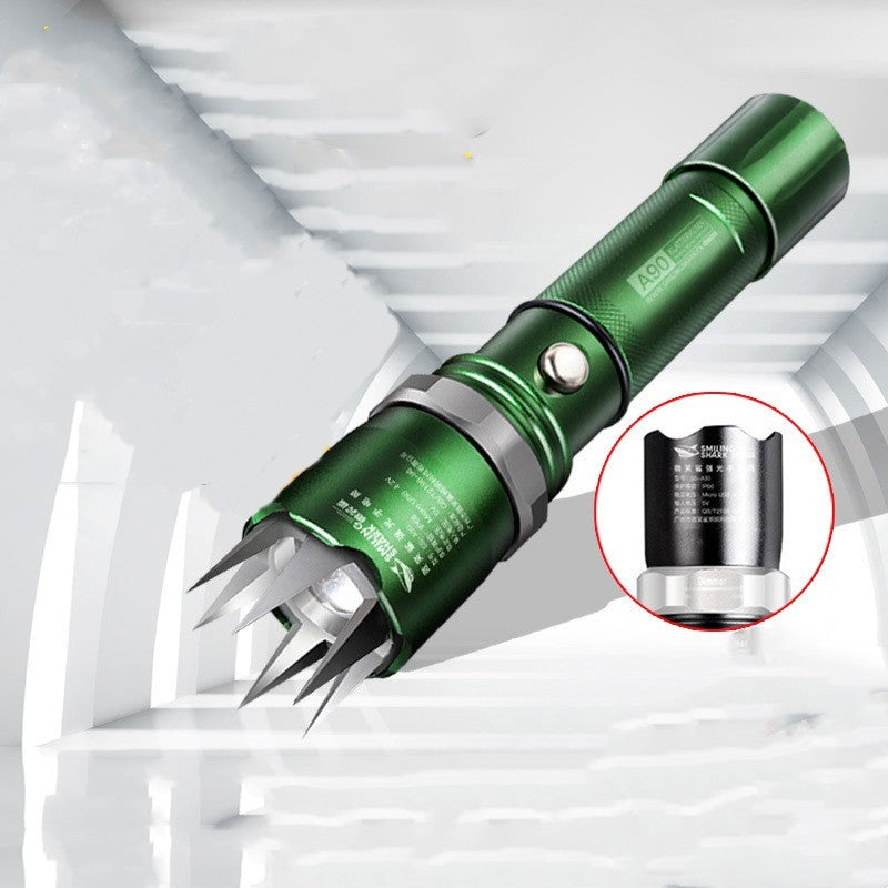 IronClaw™ - Lanterna de Autodefesa Tática LED