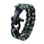 STRIKECORD™ - Pulseira de Sobrevivência Tática com Cordão Militar