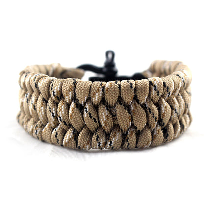 STRIKECORD™ - Pulseira de Sobrevivência Tática com Cordão Militar