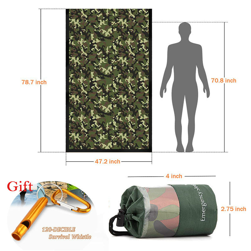 ThermaShield™ – Saco de Emergência Térmico e Impermeável para Sobrevivência