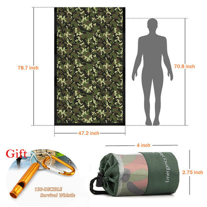 ThermaShield™ – Saco de Emergência Térmico e Impermeável para Sobrevivência