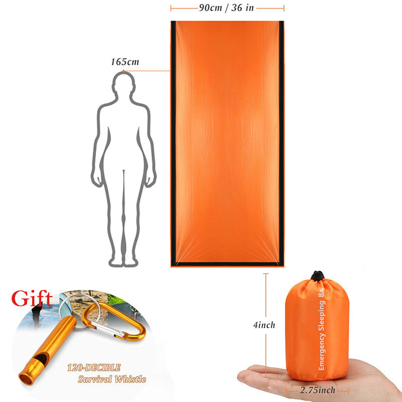 ThermaShield™ – Saco de Emergência Térmico e Impermeável para Sobrevivência