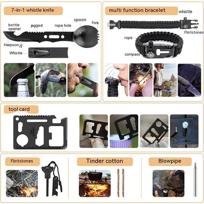 FORÇA ALPHA™ – Kit de Sobrevivência Extrema 130+ Peças
