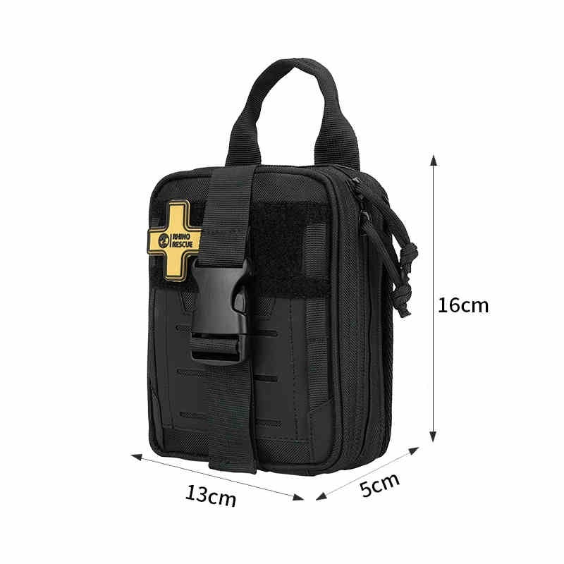 SE Tactical™ – Bolsa Tática Vazia IFAK para Primeiros Socorros e Sobrevivência