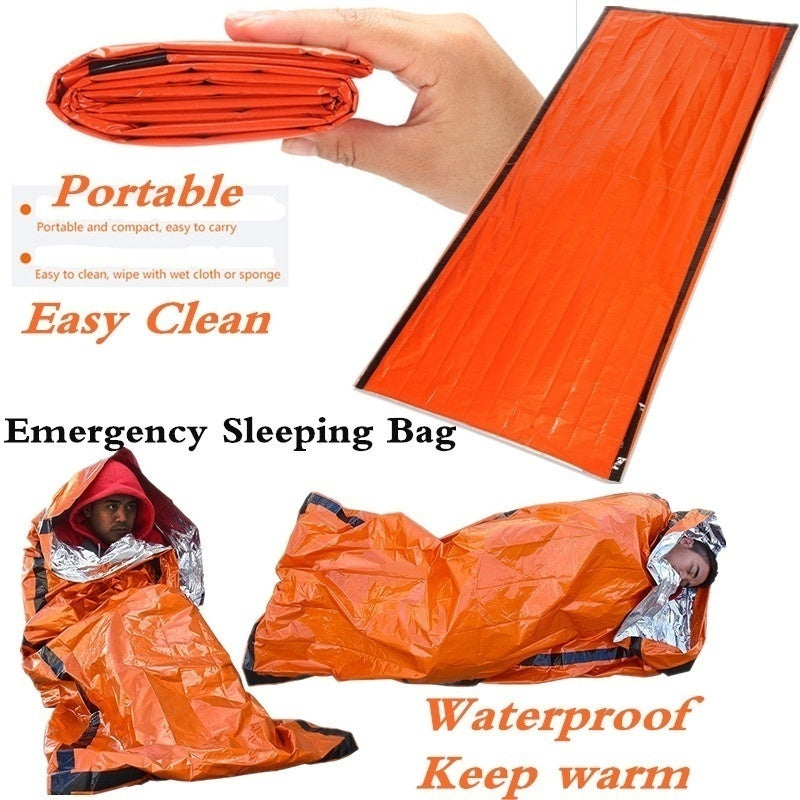 ThermaShield™ – Saco de Emergência Térmico e Impermeável para Sobrevivência